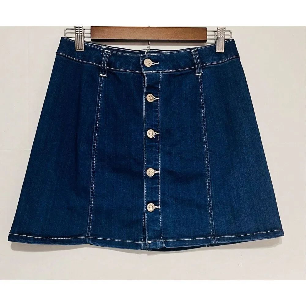 Celebrity Pink Denim Skirt Sz 7/28 EUC